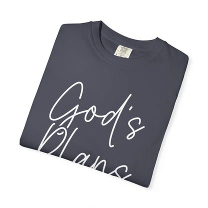 God's Plans Jeremiah 29:11 100% Cotton‑Shirt — Inspirational Faith Graphic T-shirt