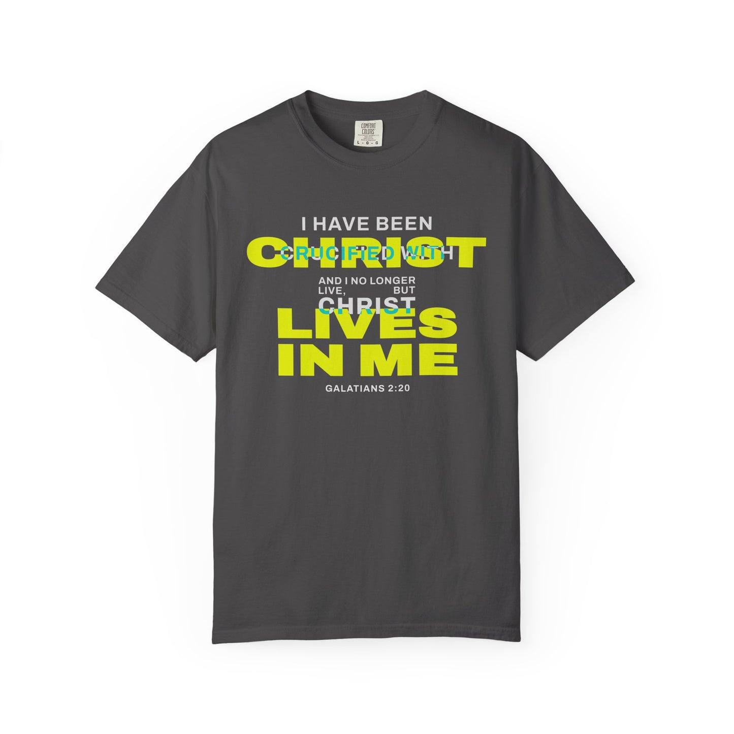 I have been Crucified with Christ "Galatians 2:20" YELLOW 100% Cotton T-Shirt
