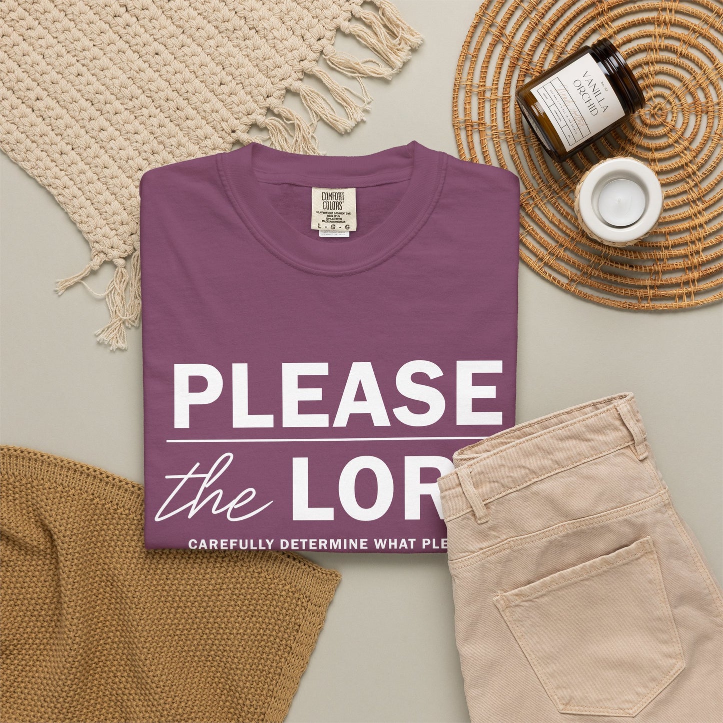 Please the Lord Ephesians 5:10 T-Shirt 100% Cotton T-Shirt