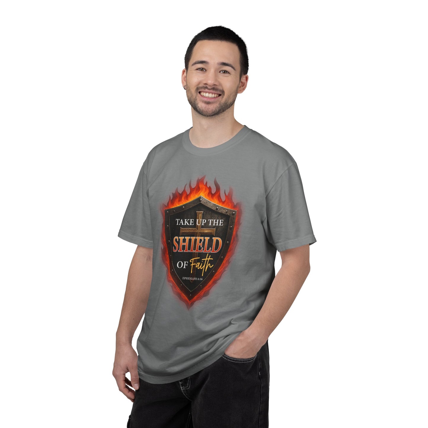 Take Up The Shield of Faith "Ephesians 6:16" 100% Cotton T-Shirt