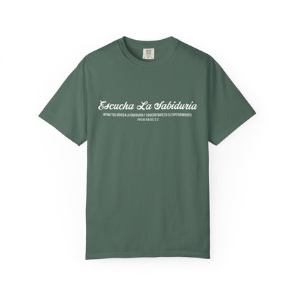Proverbios 2:2 "Escucha la Sabiduría" T-Shirt