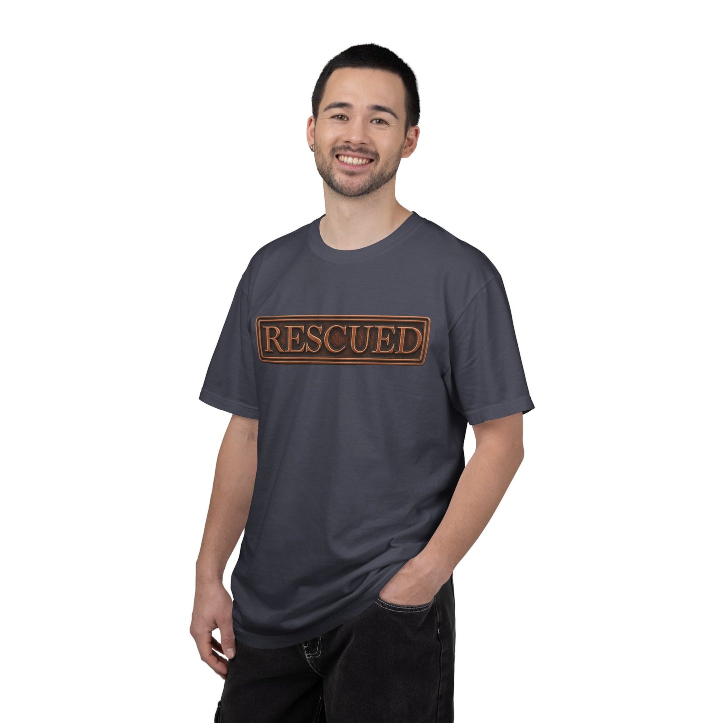 Rescued Colossians 1:13-14 Cotton T-Shirt