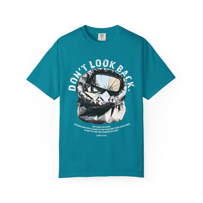 Don't Look Back Luke 9:62 T-Shirt — Inspirational Bible Verse Tee
