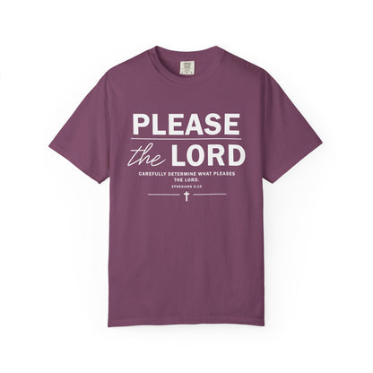 Please the Lord Ephesians 5:10 T-Shirt 100% Cotton T-Shirt