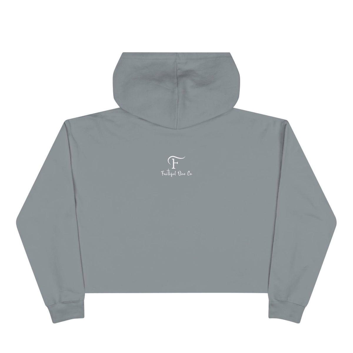 Crop Hoodie — "Honor Him" Faith Graphic Cropped Hoodie
