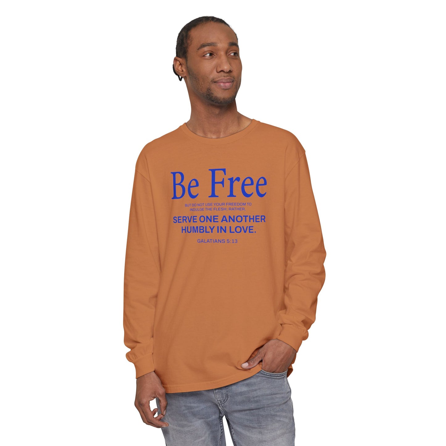 Be Free "Galatians 5:13" BLUE