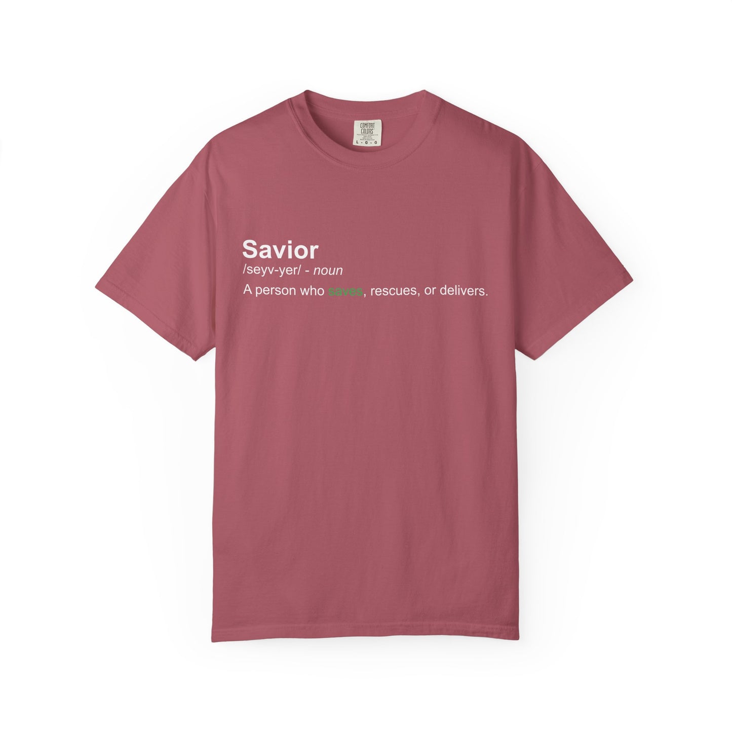 Savior Definition T-Shirt 100% cotton