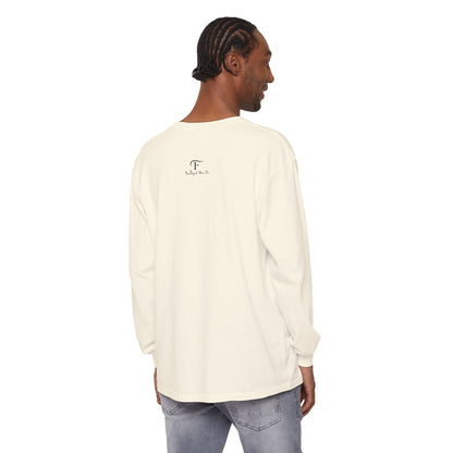 Jeremiah 17:7 'Blessed Is the One Who Trusts in the Lord' 100% Cotton Red Letters Long Sleeve Tee