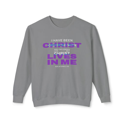 I have been Crucified with Christ "Galatians 2:20" Purple