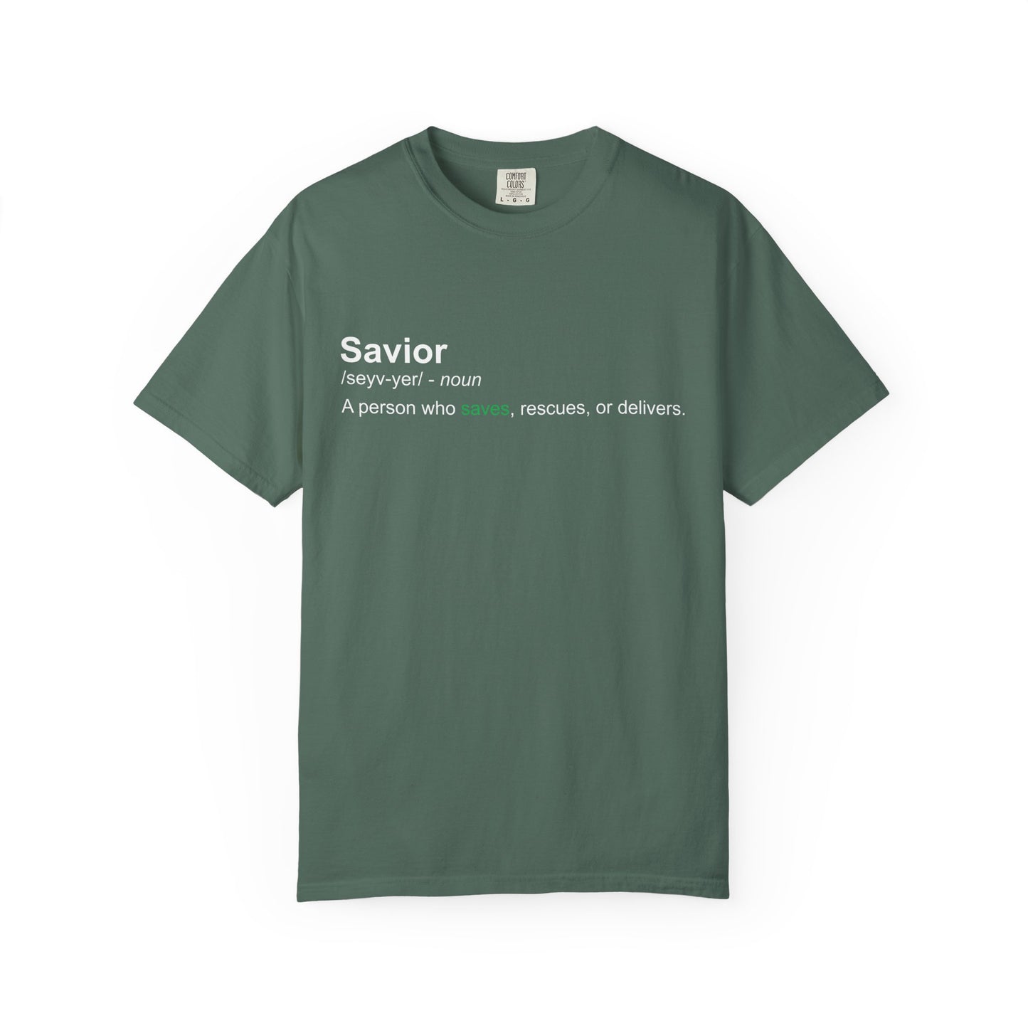 Savior Definition T-Shirt 100% cotton