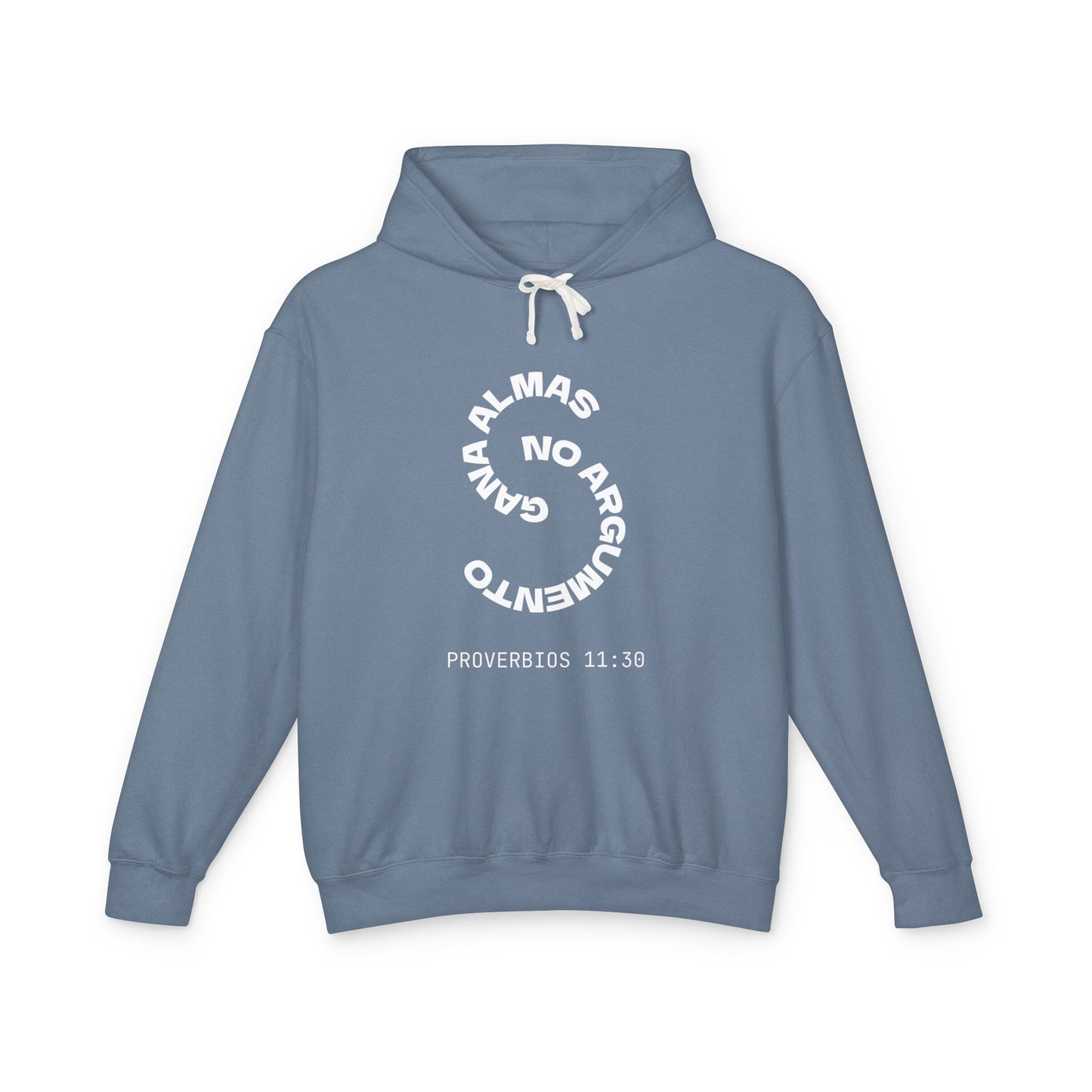 Proverbios 11:30 "Gana Almas, No Argumentos" Hoodie — 100% Cotton Spanish Faith Sweatshirt
