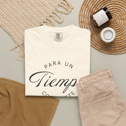Para un Tiempo Como Este Ester 4:14 100% Cotton T-Shirt — Spanish Wise Woman Bible Verse