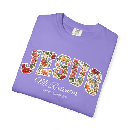 Jesus Mi Redentor T-Shirt — Spanish Christian Faith Tee 100% Cotton
