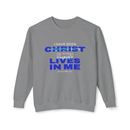 I have been Crucified with Christ "Galatians 2:20" Blue