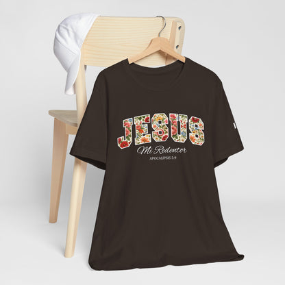Jesus Mi Redentor Floral Graphic Tee