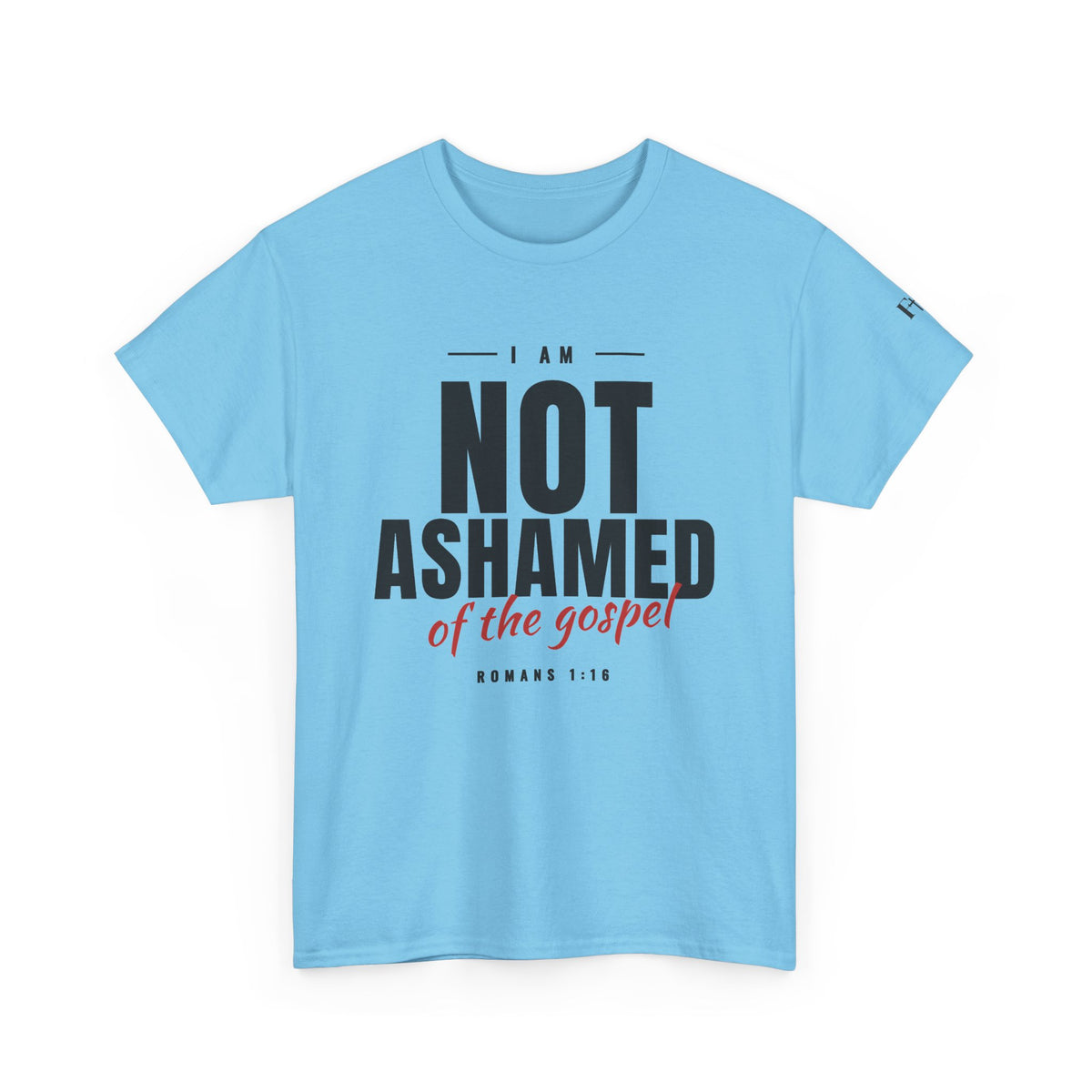 Not Ashamed of the Gospel Christian Faith T-Shirt