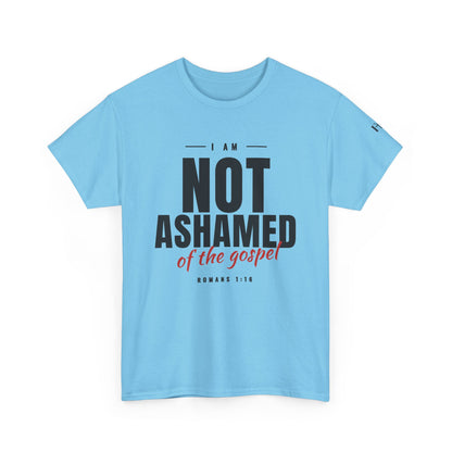 Not Ashamed of the Gospel Christian Faith T-Shirt