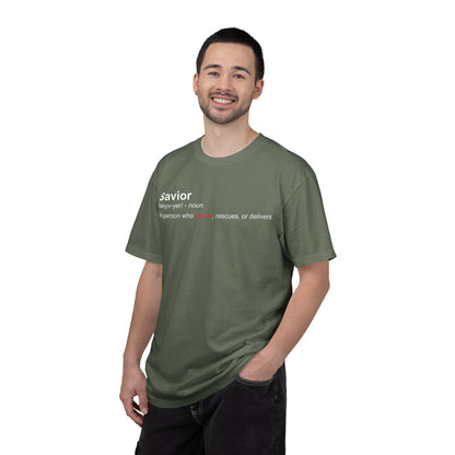 Savior Definition T-Shirt — 'Savior' Dictionary-Style Graphic Tee