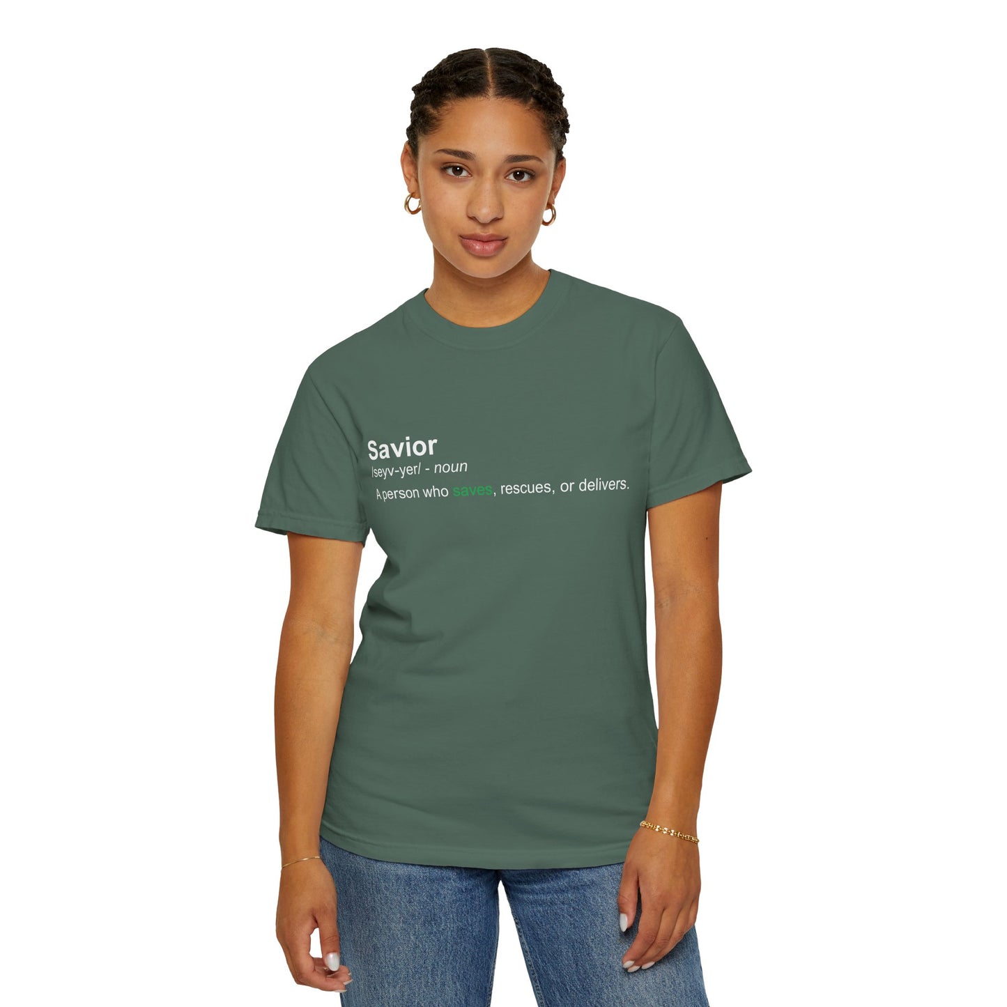 Savior Definition T-Shirt 100% cotton
