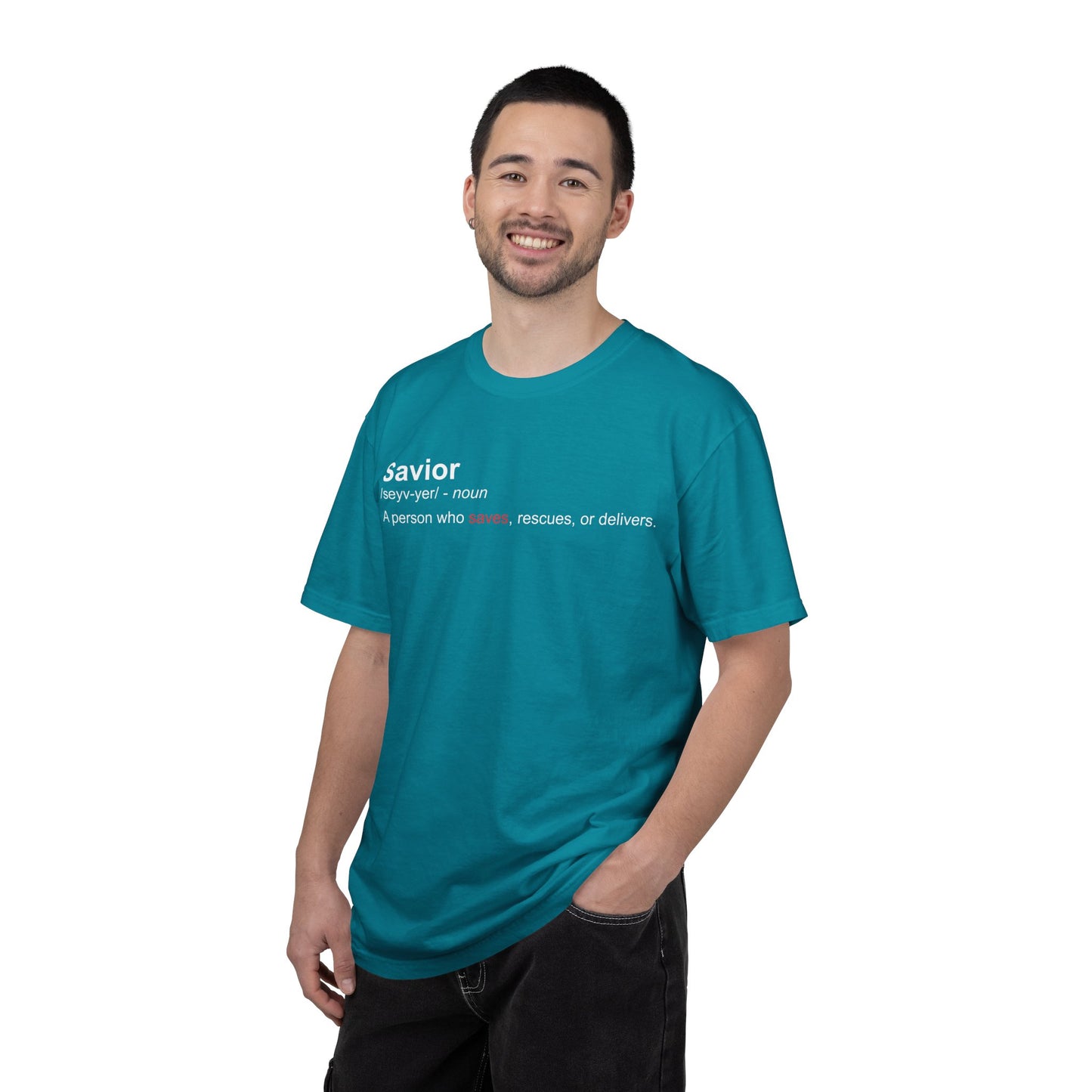 Savior Definition T-Shirt — 'Savior' Dictionary-Style Graphic Tee