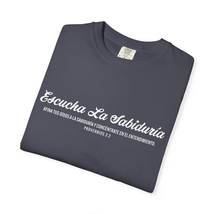 Proverbios 2:2 "Escucha la Sabiduría" T-Shirt