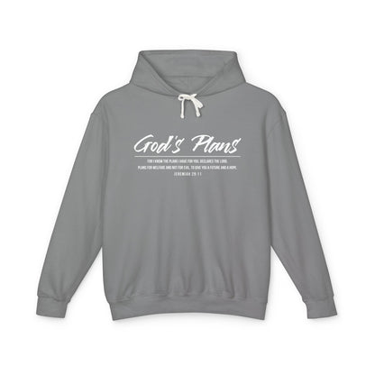 Jeremiah 29:11 "God's Plans" Hoodie — Inspirational Faith Pullover