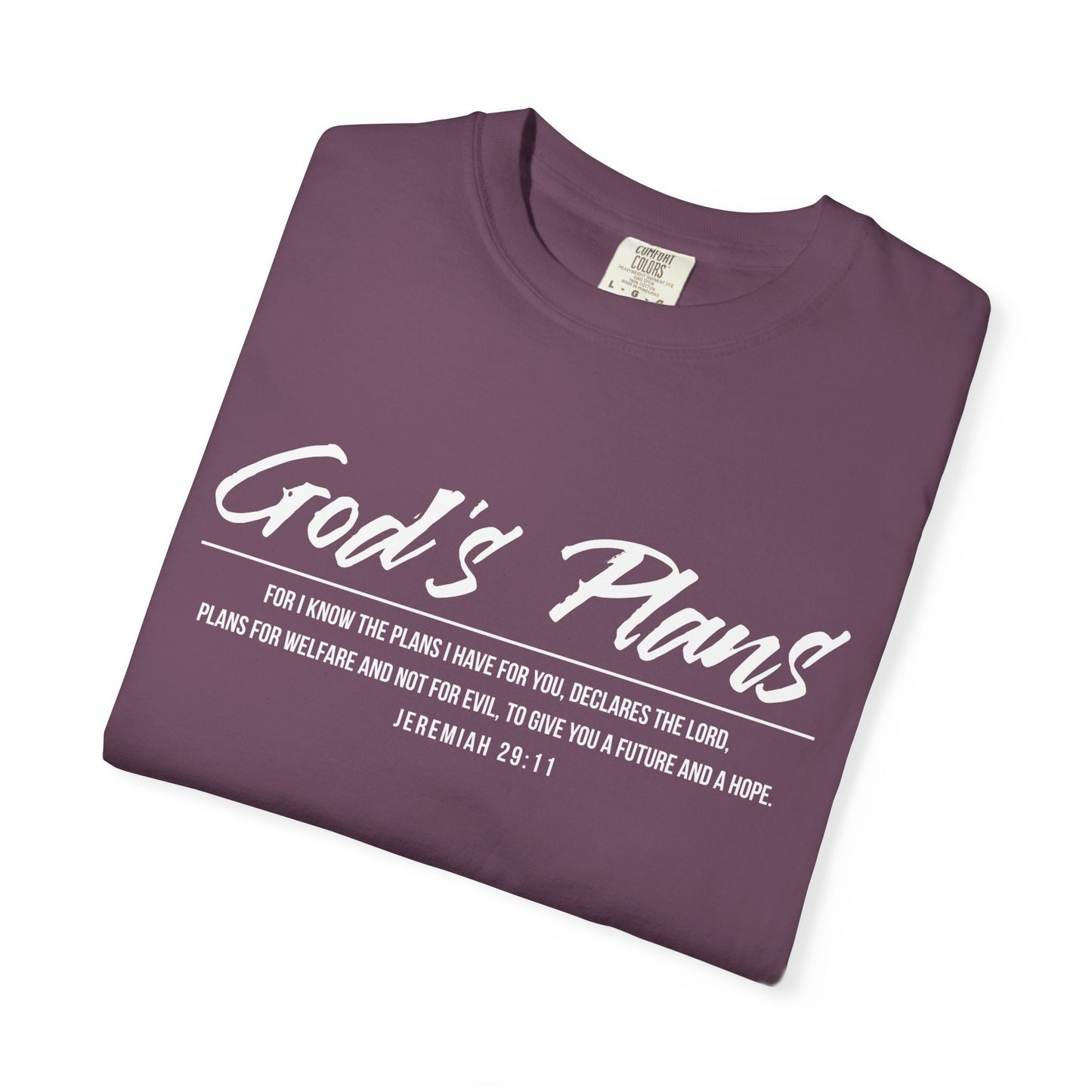 Jeremiah 29:11 'God's Plans' T-Shirt — Inspirational Faith Tee
