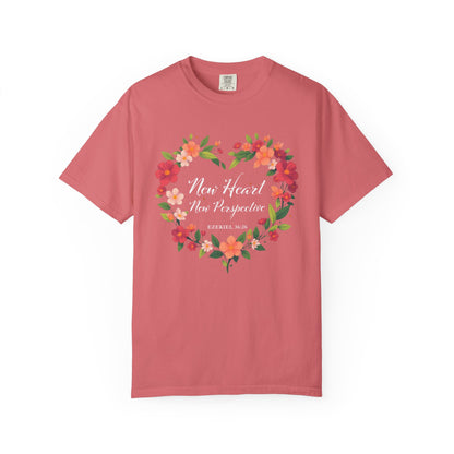 New Heart and New Perspective "Ezekiel 36:26" 100% Cotton T Shirt