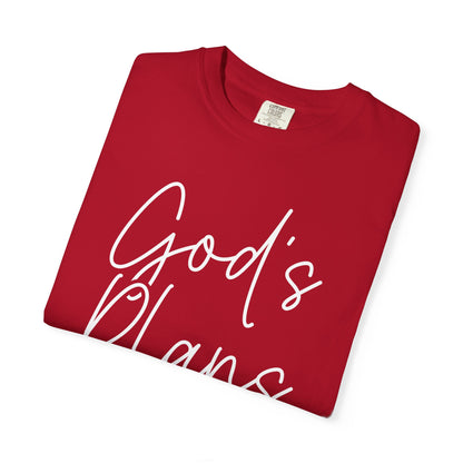 God's Plans Jeremiah 29:11 100% Cotton‑Shirt — Inspirational Faith Graphic T-shirt