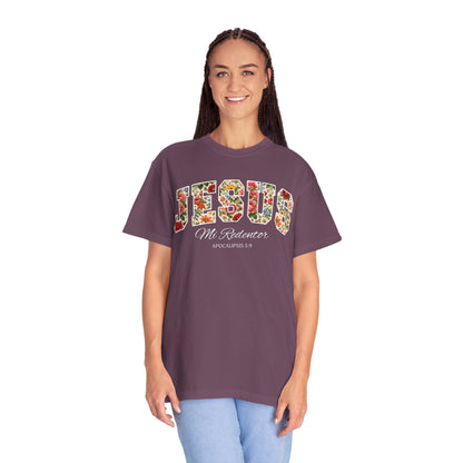 Jesus Mi Redentor T-Shirt — Spanish Christian Faith Tee 100% Cotton