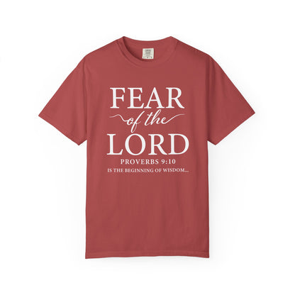 Fear of the Lord T-Shirt — Christian Faith Graphic Tee