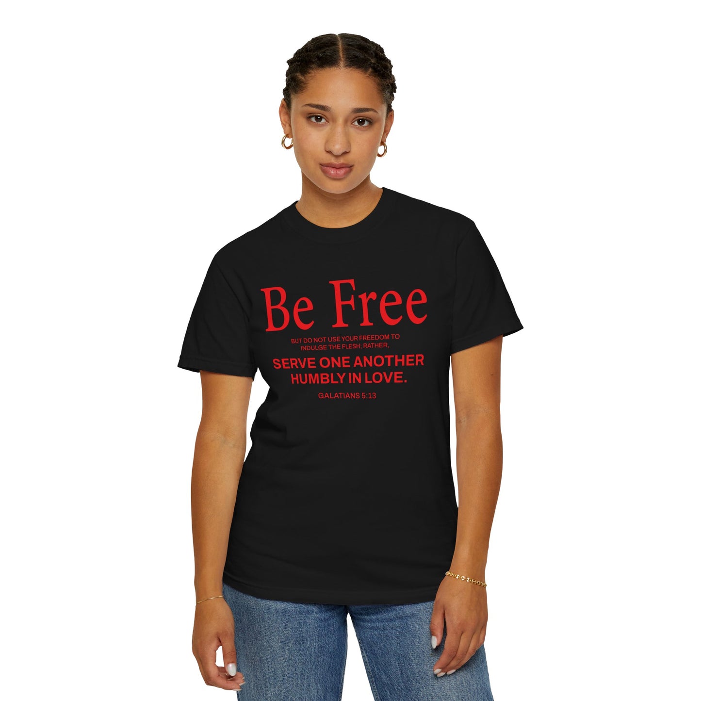 Be Free "Galatians 5:13" Red