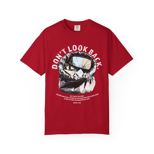 Don't Look Back Luke 9:62 T-Shirt — Inspirational Bible Verse Tee