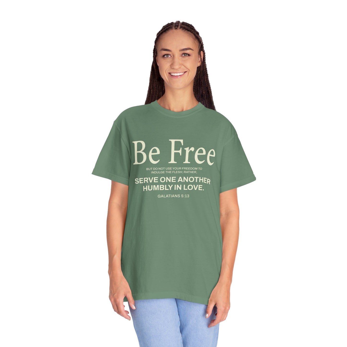 Be Free "Galatians 5:13" Beige