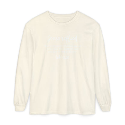 Jesus Replied Luke 11:28 T-Shirt — Faith-Based Scripture Long Sleeve Shirt