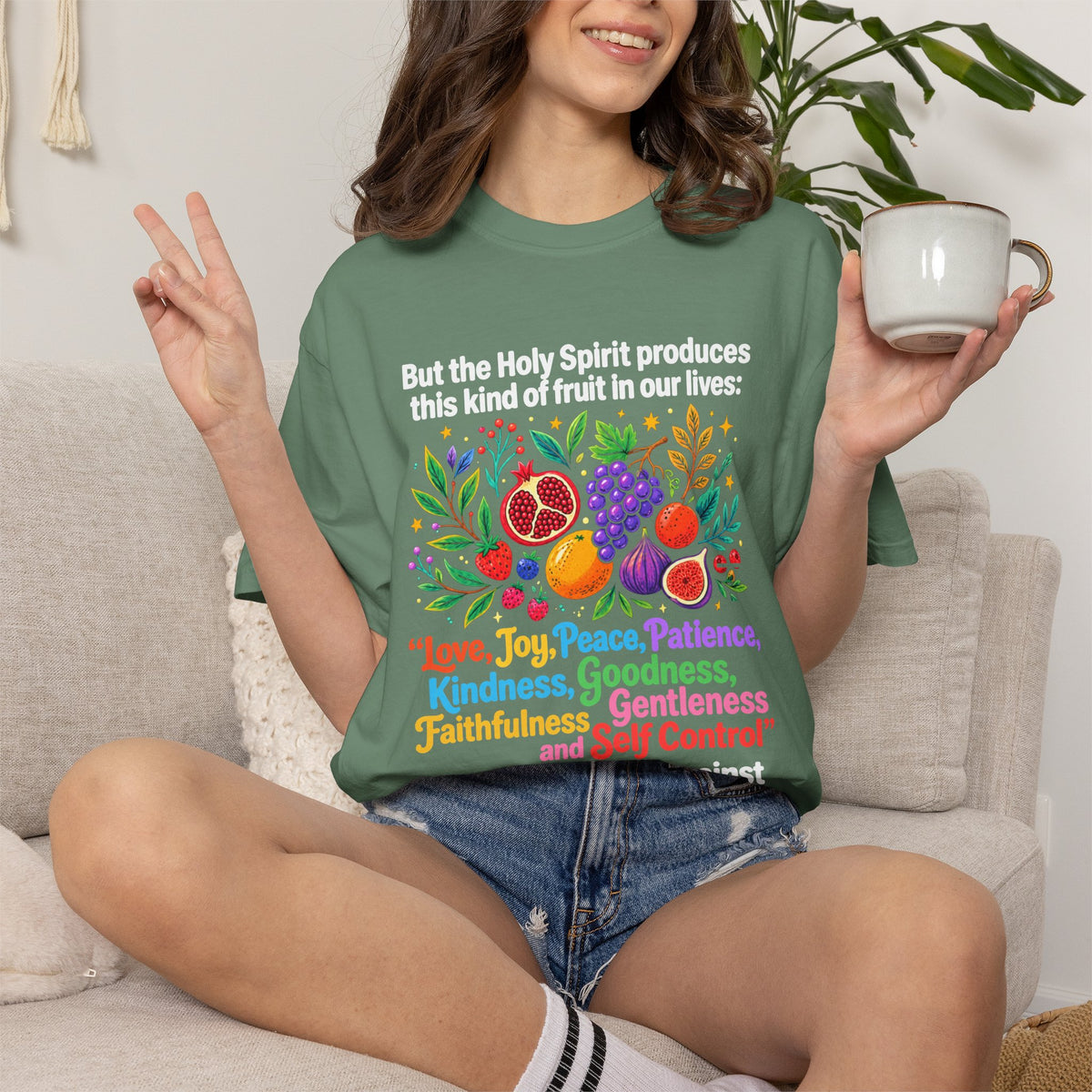 Fruit of the Spirit T‑Shirt — Galatians 5:22‑23 Christian Faith Tee