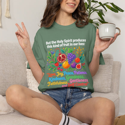 Fruit of the Spirit T‑Shirt — Galatians 5:22‑23 Christian Faith Tee