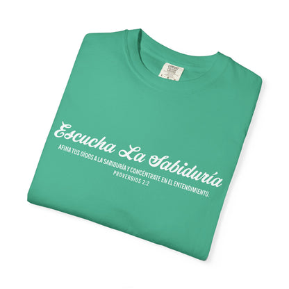 Proverbios 2:2 "Escucha la Sabiduría" T-Shirt