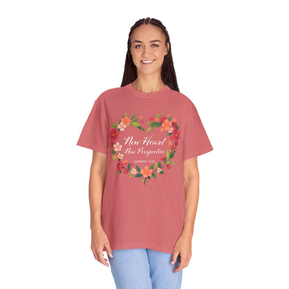 New Heart and New Perspective "Ezekiel 36:26" 100% Cotton T Shirt
