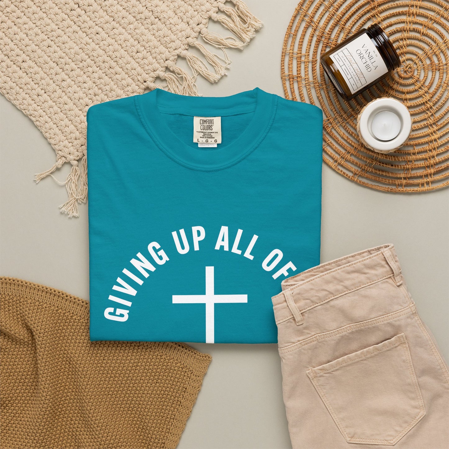 Giving up All Of Me "Matthew 16:24" 100% Cotton T-Shirt
