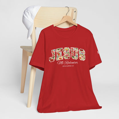 Jesus Mi Redentor Floral Graphic Tee