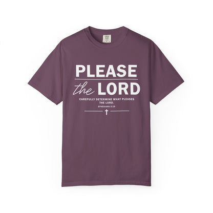 Please the Lord Ephesians 5:10 T-Shirt 100% Cotton T-Shirt