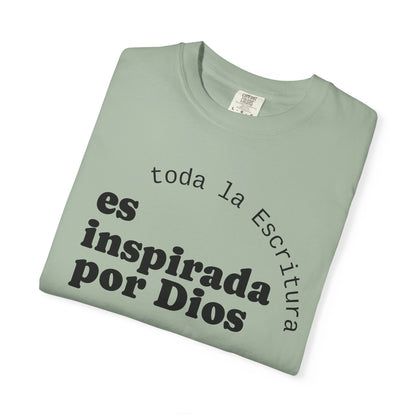 Toda la Escritura es inspirada por Dios  "2 Timoteo 3:16-17" 100% Cotton Shirt
