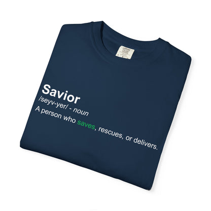 Savior Definition T-Shirt 100% cotton