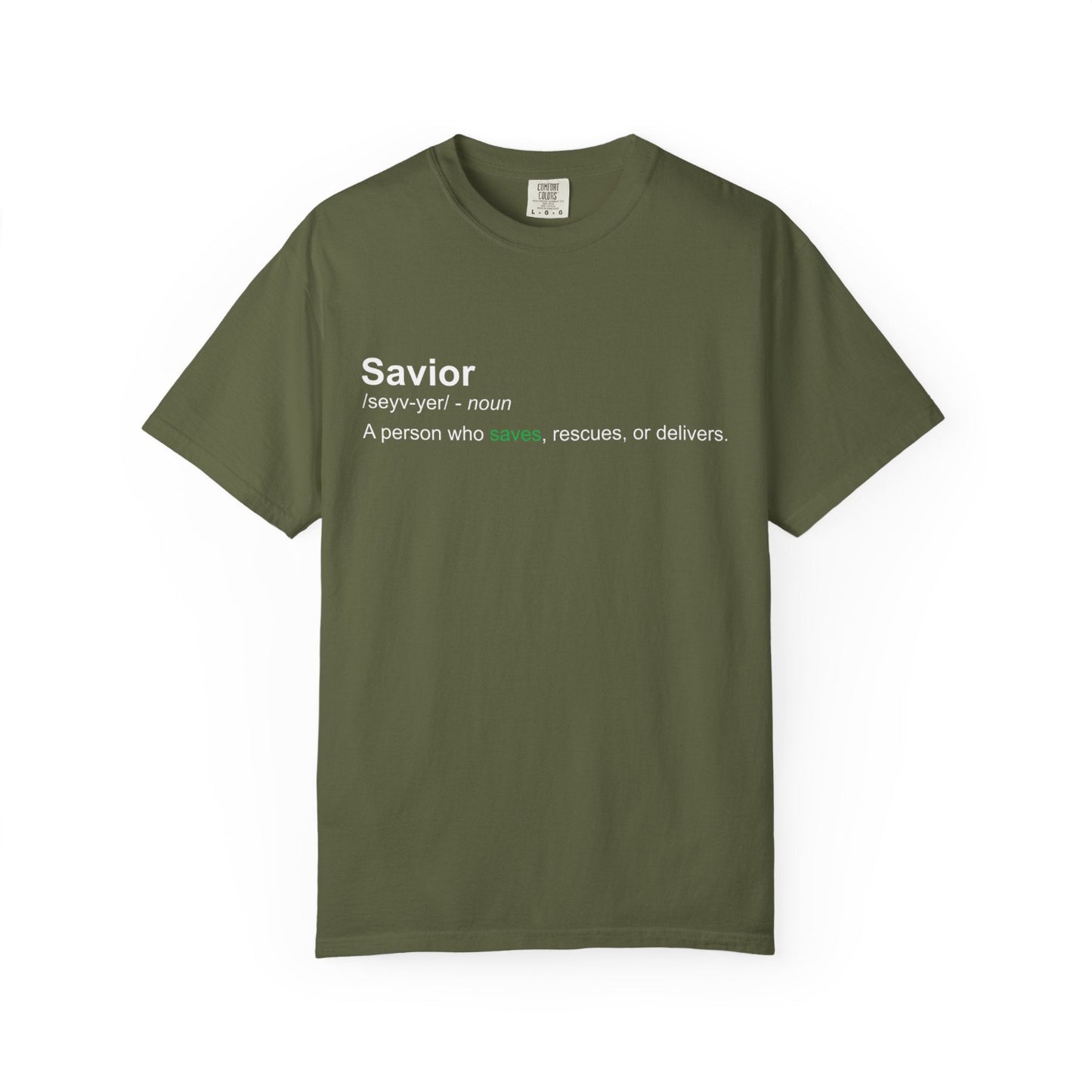 Savior Definition T-Shirt 100% cotton