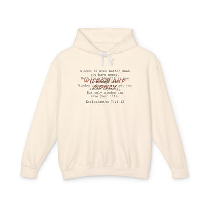 Biblical Wisdom Long Sleeve T-Shirt — Faith Scripture Christian Hoodie