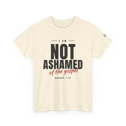 Not Ashamed of the Gospel Christian Faith T-Shirt