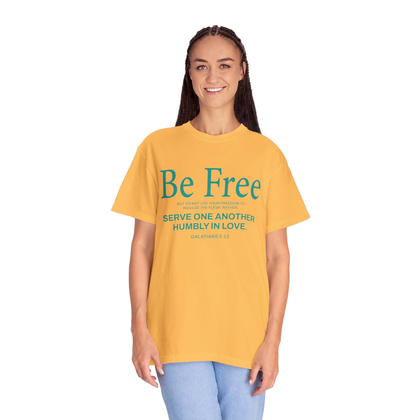 Be Free "Galatians 5:13" Teal