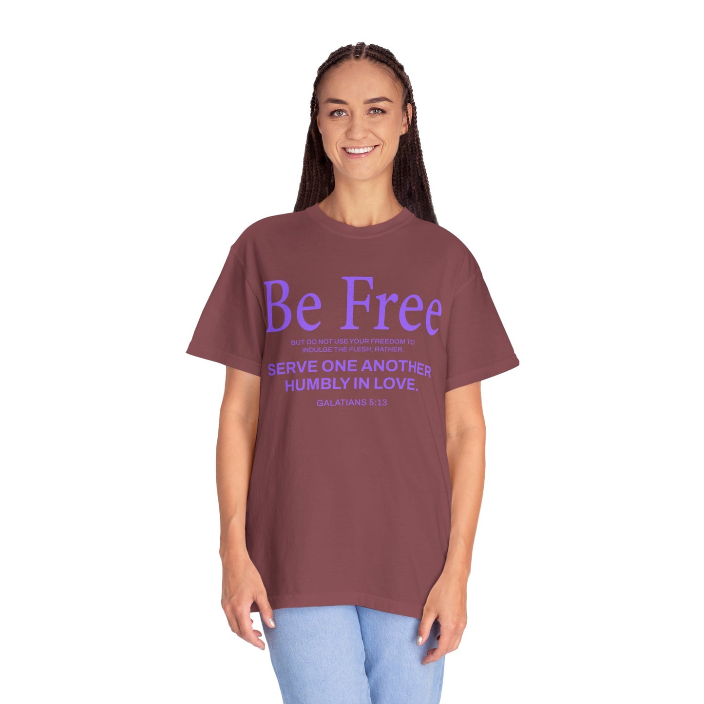 Be Free "Galatians 5:13" PURPLE