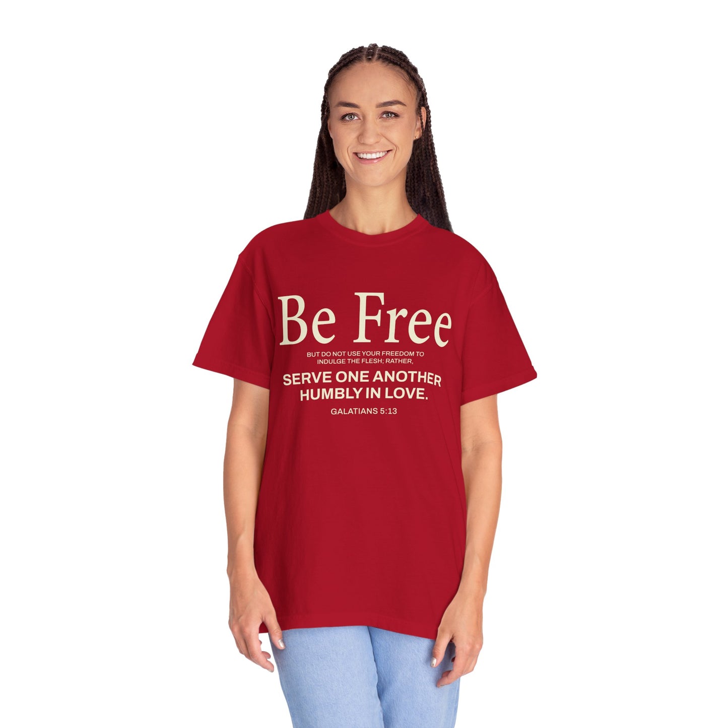 Be Free "Galatians 5:13" Beige